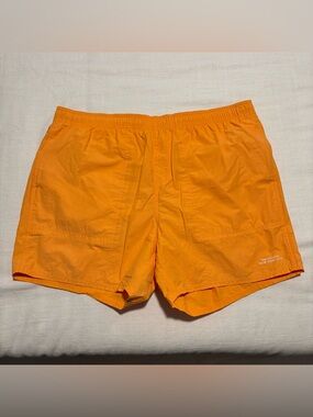 Men’s Saturdays New York City 5” Swim Shorts | Orange | Size XXL